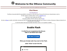 Tablet Screenshot of chat.othona.org